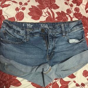 a.n.a. Women's Blue Jean Shorts